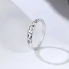 Anillos de Pareja Gatito y Cachorro Estilo Nuevo Plata de Ley 925 Par de Anillos para Hombre y Mujer Anillo de Moda Ins Graffiti Regalo para Novia