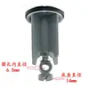 Tapón de Desagüe para Lavabo Estilo Europeo, Accesorios de Desagüe para Lavabo, Tubo de Desagüe con Barra Cruzada para Núcleo Elevador de Lavabo