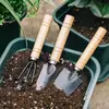 Herramientas para aflojar la tierra y plantar flores, regadera, pala pequeña simple para macetas de plantas de jardín, pala pequeña de jardín, conveniente para uso en interiores