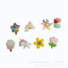 Buraco Sapatos Acessórios DIY Removível Sapato Flor Fivela Decorativa Carrossel Bonito Chinelos Jóias Sapato Flor Fivela