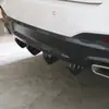 Modificação de carro fibra de carbono spoiler traseiro lip traseiro modificação pequeno surround para-choque chassi decorativo defletor pacote com quatro