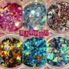 Preço de Liquidação Conjunto de Acessórios para Nail Art: Pérolas, Strass, Tachas de Liga, Resina, Lantejoulas de Concha, Pó de Espelho, Pó de Glitter, Zircônia