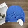 Chapéu de Tricô Fino Casual Estilo Coreano para Primavera, Verão e Outono, Fio de Algodão, Vazado, Caído, para Mulheres, Versátil com Bordas Rebatidas, Faz o Rosto Parecer Menor, Gorro Soltinho