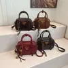 Bolso mujer otoño e invierno bolso de mano vintage 2024 nuevo simple moda bolso cuadrado pequeño pu gran capacidad bolso bandolera