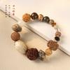 Pulsera Original de Dieciocho Semillas Bodhi Multi-Tesoro Pulsera de Cuentas de Buda de Semilla Original Bodhi para Hombres y Mujeres Pulsera de Buda Bodhi King Kong