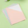 Páginas Interiores para Cuaderno Rellenable de 11 Agujeros con Hebilla de Hongo de Doble Cara, Bolsillos Archivadores de PP Brillante de 5 Colores, Bolsillos de Almacenamiento de una Cara Venta al por Mayor