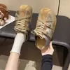 Diseño de Nicho Zapatos Birkenstock Suela Gruesa Punta Cerrada Medias Pantuflas Calzado de Exterior para Mujer 2026 Nuevo Otoño Sin Talón Perezoso Zapatos de Entrenamiento Alemanes