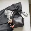 Bolsa de Mão Estilo Coreano para Mulheres 2025 Inverno Nova Bolsa Casual Simples Retrô Bolsa Saco Bolsa de Ombro Único Transversal