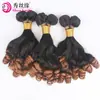 Peluca Nigeriana Dos Tonos Color 1B/30 Omber Cabello Humano Tejido Trama