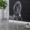 Sillas Transparente de Cristal Acrílico Seleccionadas Cuidadosamente para Salones de Banquetes de Hotel, Bodas, Eventos al Aire Libre y Sillas de Bambú Napoleón