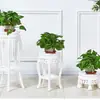 Soporte para Flores Imitación Madera Maciza para el Hogar Estilo Chino Nuevo Adornos Decorativos de Pie para Sala de Estar Estante de Plástico de Múltiples Niveles para Macetas de Potos en el Balcón