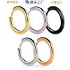 Aretes Frescos Estilo Japonés y Coreano para Hombre y Mujer Clips para Oreja Hebilla para Oreja Moda Trendy Hip Hop Anillo para Oreja Aretes Distintivos de Celebridad de Internet Joyería Piercing