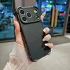 Aplicable a funda de teléfono iPhone 18 Pro Max, totalmente cerrada en las cuatro esquinas con spray de aceite, ventana grande, cubierta protectora anti-caídas esmerilada para Apple 17