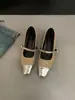 Zapatos Planos de Mujer Estilo Tweed Boca Baja para Mujer 2024 Primavera Temprana Nuevo Estilo Coreano Hada Suaves Zapatos Mary Jane