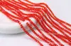 Pulsera de Cristal de Calidad Austriaca, Abalorios Planos Finos Brillantes de 4/6/8mm, Accesorios para Joyería DIY, Cristal Facetado de Colores