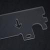 Placa de resistencia de 2 mm, placa de soporte mecánica, procesamiento de placa sólida transparente, doblado, unión, grabado, placa de plástico orgánico perforado