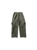 Pantalones de Trabajo Resistentes de Color Sólido con Múltiples Bolsillos Estilo Retro Americano Nanxia para Hombre, Nuevos Pantalones Casuales Rectos Sueltos de Otoño