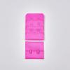 En Stock 3.2cm Colorido Pintado en Spray Tres Filas Dos Ganchos Cierre Trasero de Sujetador Cierre de Velcro Sujetador Cierre Trasero de Tres Filas