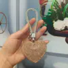Chaveiro Coração Totalmente Cravejado Estilo Chanel Pingente Coração para Casal Chaveiro de Bolsa Carro Presente Personalizado Chaveiro