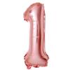Em Estoque Balão de Filme de Alumínio Números 0-9 16 polegadas Casamento Festa de Primeiro Aniversário de Crianças Decoração Arranjo Balão Atacado