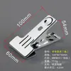 Abrazadera para Lámpara de Escritorio, Abrazadera Grande de Hierro, Abrazadera Tipo C con Forma de I, Soporte de Escritorio con Agujero para Tornillo, Accesorios para Lámpara de Mesita de Noche