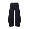 Pantalones de Pierna Ancha de Doble Capa con Dobladillo Curvo Estilo Retro Americano para Hombre, Pantalones Adelgazantes de Corte Holgado, Pantalones Casuales 'Old Money' para Hombre