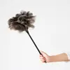 Plumero de Plumas de Avestruz, No Suelta Pelusa, para Eliminación de Polvo y Limpieza del Hogar, Cepillo Electrostático para Polvo de Coche, Pluma de Avestruz