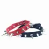 Harajuku Punk Europeo y Americano Cuero Clavo de Múltiples Puntas Moda Cadena para el Cuello Alternativa para Mujer Cadena para Clavícula Collar Joyería
