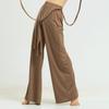 Pantalones de Práctica de Danza Moderna Unisex Pantalones Rectos Sueltos Cómodos Yoga Jazz Arte Prueba Ropa de Calle Pantalones de Baile Calientes