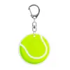 Chaveiro acrílico popular 2D plano transfronteiriço de futebol, basquete, tênis, beisebol, vôlei, estilo casual para casais e colegas