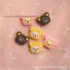 Versão Coreana de Resina de Patches de Urso de Desenho Animado Acessórios para Cabelo DIY Acessórios para Presilhas de Cabelo Caixa de Armazenamento de Acessórios