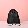 Mochila Saco com Cordão de Poliéster Mochila Esportiva ao Ar Livre Bolsa de Tecido Oxford Cordão Conveniente Basquete Saco de Armazenamento Impermeável