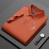2026 Verano Nuevo Estilo Camisa Polo de Algodón Puro para Hombre de Manga Corta Ligera Camiseta de Negocios Cuello Solapa Holgada Camiseta de Hombre Top