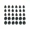 Venta Directa de Fábrica negro amor estrella de cinco puntas Luna acrílico Diamante pegatinas cara escenario maquillaje Pegatinas de Diamante