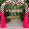 Arco de Flores de Seda Puerta de Flores Completa Puerta de Flores para Boda Evento de Celebración de Apertura de Tienda Nuevo Arco de Flores Soporte para Flores Accesorios de Flores para Boda