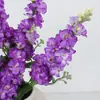 Nuevo Modelo de Flores Violetas Artificiales, Productos Mayoristas de Alta Calidad para Decoración Suave, Arreglos de Boda y Violetas Artificiales Decorativas y Mariposas Grandes Voladoras