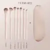 Set de brochas de maquillaje Tao Yao, incluyendo brochas para sombras de ojos, brochas para rubor, brochas para contorno y brochas para sombras de nariz - un set completo de brochas de maquillaje para principiantes, con cerdas suaves