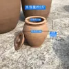 Pote de Cerâmica para Conservas com Tampa, Pote Tradicional Doméstico para Armazenamento de Água e Arroz, Pote Pequeno para Molho, Pote Grande de Água para Repolho em Conserva, Pote de Argila Não Esmaltada