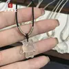 Colgante de Chalcedonia Blanca Tipo Hielo Melón de la Suerte y Frijol de la Suerte, Ágata Blanca Natural Gato Kt y Oso Jade Joyería al por Mayor Suministro en Vivo