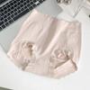 Roupa interior sem costura mulheres verão virilha de algodão confortável respirável nude cintura alta cuecas menina barriga contraindo quadril lifting shorts