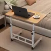 Mesa de Estudio Ajustable Personalizada de Fábrica Mesa de Noche Dormitorio Mesa Simple de Cama Recámara de Computadora Mesa Perezosa Escritorio Móvil