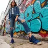 Botas Martin Populares Transfronterizas de Amazon, Zapatos Casuales para Exteriores de Caña Media para Hombre de Talla Grande, Botas de Trabajo para Pareja, Zapatos de Mujer para Otoño e Invierno