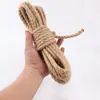 Decoração DIY com corda de cânhamo, corda grossa artesanal para decoração de grade de fotos, corda de suspensão resistente ao desgaste montada na parede, criativa tecida à mão
