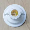 Venta al por mayor del fabricante Envío gratuito Redondo Resistente a la temperatura Alto Plástico Revestimiento de Baquelita Rosca E27 Base plana para portalámparas Diámetro del chasis 110 mm