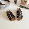 Zapatos de Niños Sandalias 2025 Verano Nuevas Sandalias para Niños Zapatos de Playa Guapos para Bebé Velcro Puntera Abierta Zapatos de Moda