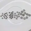 Liga Prata Tibetana Floco de Neve Contas Espaçadoras Pulseira de Contas de Oração Prata Vintage Espaçadores Acessórios de Roupa DIY Atacado