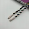 Cuerdas tejidas de colores para colgantes, cordones recubiertos de goma para pantalones casuales, sudaderas con capucha y sudaderas, cordones recubiertos de poliéster para accesorios de ropa