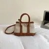 Bolso de Mano Coreano Elegante Bolso Cubo 2026 Nuevo de Moda Versátil Bolso Tote con Acabado de Lujo, Bolso de Hombro Cruzado