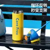 Taza Isotérmica con Tapa abatible Acero Inoxidable 316 Simple Portátil Taza para Beber Directamente Estudiante Alta Apariencia Botella de Agua para Deportes al Aire Libre