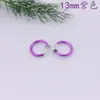 Brincos redondos estilo coreano quentes brincos falsos 13MM clipe de orelha com mola invisível sem furo joias de orelha personalizadas atacado